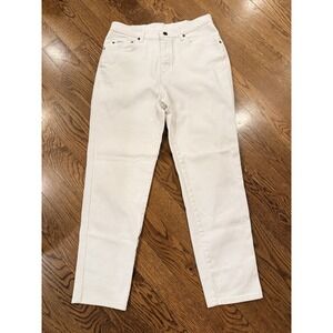 LEE Jeans Women's Size 14 White Classic Fit